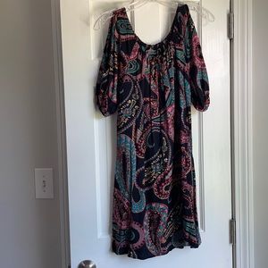 Lightweight cotton paisley dress